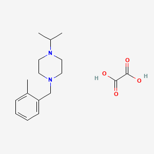 molecular formula C17H26N2O4 B4888616 1-isopropyl-4-(2-methylbenzyl)piperazine oxalate 