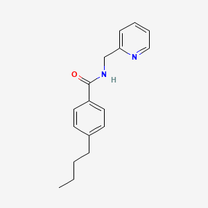molecular formula C17H20N2O B4888721 4-butyl-N-(2-pyridinylmethyl)benzamide 