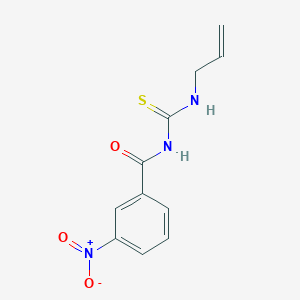 molecular formula C11H11N3O3S B4888726 N-[(allylamino)carbonothioyl]-3-nitrobenzamide 