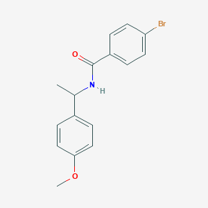molecular formula C16H16BrNO2 B4888973 4-bromo-N-[1-(4-methoxyphenyl)ethyl]benzamide 