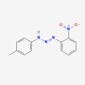 molecular formula C13H12N4O2 B4888987 3-(4-methylphenyl)-1-(2-nitrophenyl)-1-triazene 