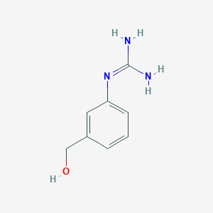 molecular formula C8H11N3O B048890 [3-(Hydroxymethyl)phenyl]guanidine CAS No. 437384-34-4