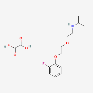 molecular formula C15H22FNO6 B4889035 N-{2-[2-(2-fluorophenoxy)ethoxy]ethyl}-2-propanamine oxalate 