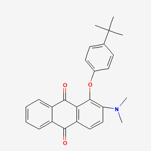 molecular formula C26H25NO3 B4889162 1-(4-tert-butylphenoxy)-2-(dimethylamino)anthra-9,10-quinone 
