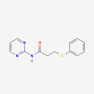 3-(phenylthio)-N-2-pyrimidinylpropanamide