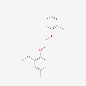 molecular formula C18H22O3 B4889191 1-[2-(2,4-dimethylphenoxy)ethoxy]-2-methoxy-4-methylbenzene 