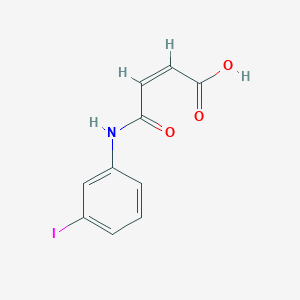 molecular formula C10H8INO3 B4889321 4-[(3-iodophenyl)amino]-4-oxo-2-butenoic acid 