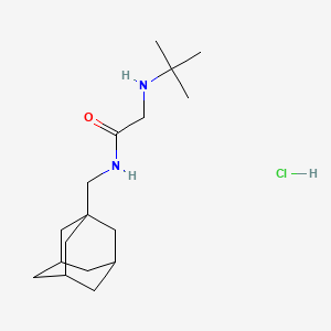 molecular formula C17H31ClN2O B4889663 N~1~-(1-adamantylmethyl)-N~2~-(tert-butyl)glycinamide hydrochloride 