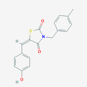 5-(4-Hydroxybenzylidene)-3-(4-methylbenzyl)-1,3-thiazolidine-2,4-dione