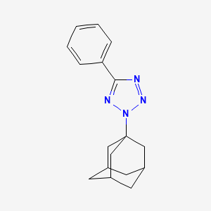 molecular formula C17H20N4 B4889715 2-(1-adamantyl)-5-phenyl-2H-tetrazole 