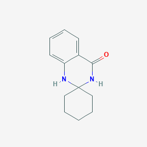 molecular formula C13H16N2O B488972 1'H-spiro[cyclohexane-1,2'-quinazolin]-4'(3'H)-one CAS No. 950-31-2
