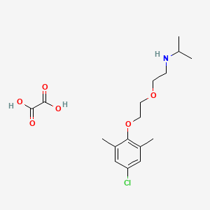 molecular formula C17H26ClNO6 B4889805 N-{2-[2-(4-chloro-2,6-dimethylphenoxy)ethoxy]ethyl}-2-propanamine oxalate 
