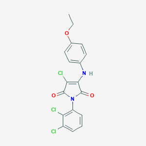 3-chloro-1-(2,3-dichlorophenyl)-4-(4-ethoxyanilino)-1H-pyrrole-2,5-dione