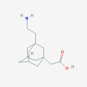 [3-(2-aminoethyl)-1-adamantyl]acetic acid