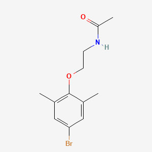 molecular formula C12H16BrNO2 B4890020 N-[2-(4-bromo-2,6-dimethylphenoxy)ethyl]acetamide 