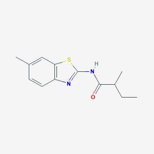 2-methyl-N-(6-methyl-1,3-benzothiazol-2-yl)butanamide