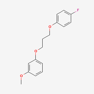 molecular formula C16H17FO3 B4890056 1-[3-(4-fluorophenoxy)propoxy]-3-methoxybenzene 