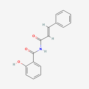 molecular formula C16H13NO3 B4890079 N-cinnamoyl-2-hydroxybenzamide 