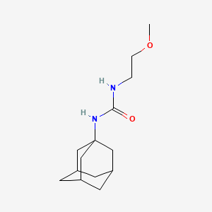 molecular formula C14H24N2O2 B4890086 N-1-adamantyl-N'-(2-methoxyethyl)urea 