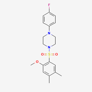 1-(4-Fluorophenyl)-4-(2-methoxy-4,5-dimethylphenyl)sulfonylpiperazine