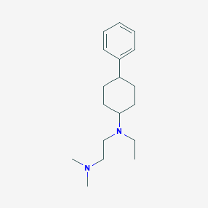 N-ethyl-N',N'-dimethyl-N-(4-phenylcyclohexyl)-1,2-ethanediamine