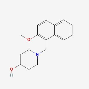 1-[(2-methoxy-1-naphthyl)methyl]-4-piperidinol