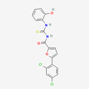 5-(2,4-dichlorophenyl)-N-{[(2-hydroxyphenyl)amino]carbonothioyl}-2-furamide