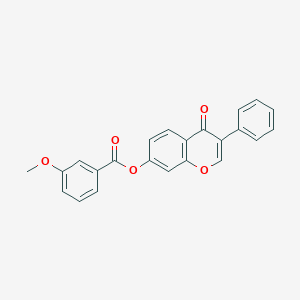 4-oxo-3-phenyl-4H-chromen-7-yl 3-methoxybenzoate