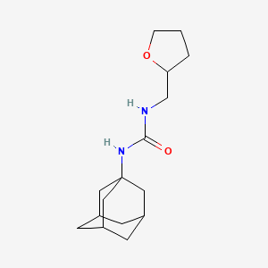 molecular formula C16H26N2O2 B4890311 N-1-adamantyl-N'-(tetrahydro-2-furanylmethyl)urea 