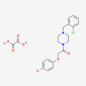 1-[(4-bromophenoxy)acetyl]-4-(2-chlorobenzyl)piperazine oxalate