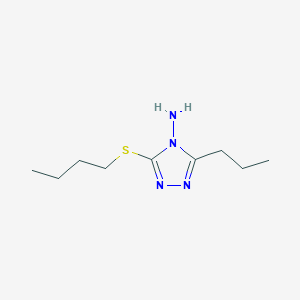 3-(butylthio)-5-propyl-4H-1,2,4-triazol-4-amine