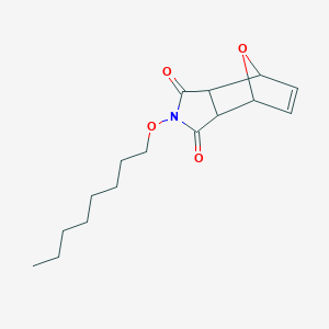 molecular formula C16H23NO4 B4890544 4-(octyloxy)-10-oxa-4-azatricyclo[5.2.1.0~2,6~]dec-8-ene-3,5-dione 