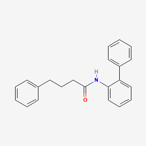 molecular formula C22H21NO B4890711 N-2-biphenylyl-4-phenylbutanamide 