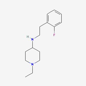 1-ethyl-N-[2-(2-fluorophenyl)ethyl]-4-piperidinamine
