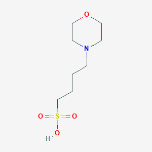 molecular formula C8H17NO4S B048909 4-吗啉丁磺酸 CAS No. 115724-21-5