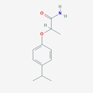 molecular formula C12H17NO2 B4890992 2-(4-isopropylphenoxy)propanamide 