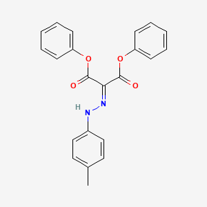 molecular formula C22H18N2O4 B4891042 diphenyl [(4-methylphenyl)hydrazono]malonate 