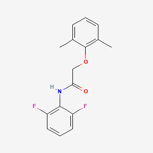 molecular formula C16H15F2NO2 B4891269 N-(2,6-difluorophenyl)-2-(2,6-dimethylphenoxy)acetamide 