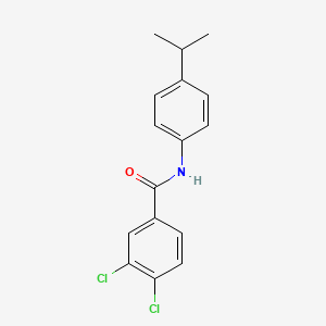 molecular formula C16H15Cl2NO B4891304 3,4-dichloro-N-(4-isopropylphenyl)benzamide 