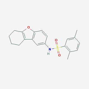 2,5-dimethyl-N-(6,7,8,9-tetrahydrodibenzo[b,d]furan-2-yl)benzenesulfonamide