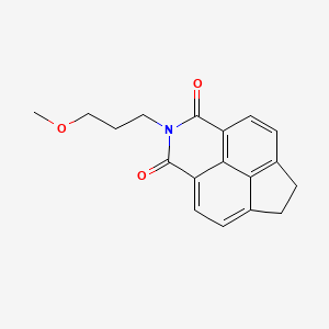 2-(3-methoxypropyl)-6,7-dihydro-1H-indeno[6,7,1-def]isoquinoline-1,3(2H)-dione