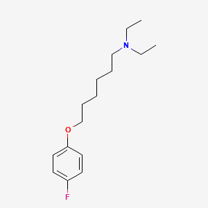 molecular formula C16H26FNO B4891382 N,N-diethyl-6-(4-fluorophenoxy)-1-hexanamine CAS No. 418787-26-5