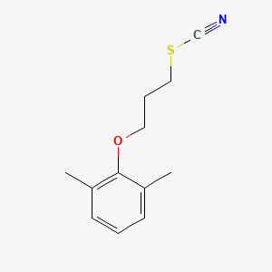 molecular formula C12H15NOS B4891426 3-(2,6-dimethylphenoxy)propyl thiocyanate 
