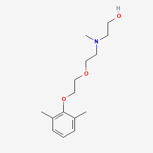 molecular formula C15H25NO3 B4891436 2-[{2-[2-(2,6-dimethylphenoxy)ethoxy]ethyl}(methyl)amino]ethanol 