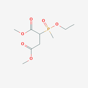 molecular formula C9H17O6P B4891788 dimethyl 2-[ethoxy(methyl)phosphoryl]succinate 