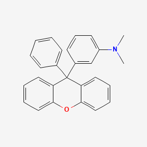molecular formula C27H23NO B4891813 N,N-dimethyl-3-(9-phenyl-9H-xanthen-9-yl)aniline 