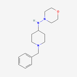 molecular formula C16H25N3O B4891908 N-(1-benzyl-4-piperidinyl)-4-morpholinamine 