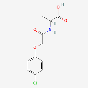 molecular formula C11H12ClNO4 B4892064 N-[(4-chlorophenoxy)acetyl]alanine 