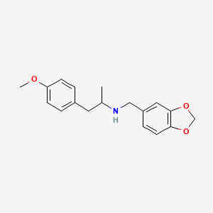molecular formula C18H21NO3 B4892073 (1,3-benzodioxol-5-ylmethyl)[2-(4-methoxyphenyl)-1-methylethyl]amine 
