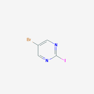 molecular formula C4H2BrIN2 B048921 5-Bromo-2-iodopyrimidine CAS No. 183438-24-6
